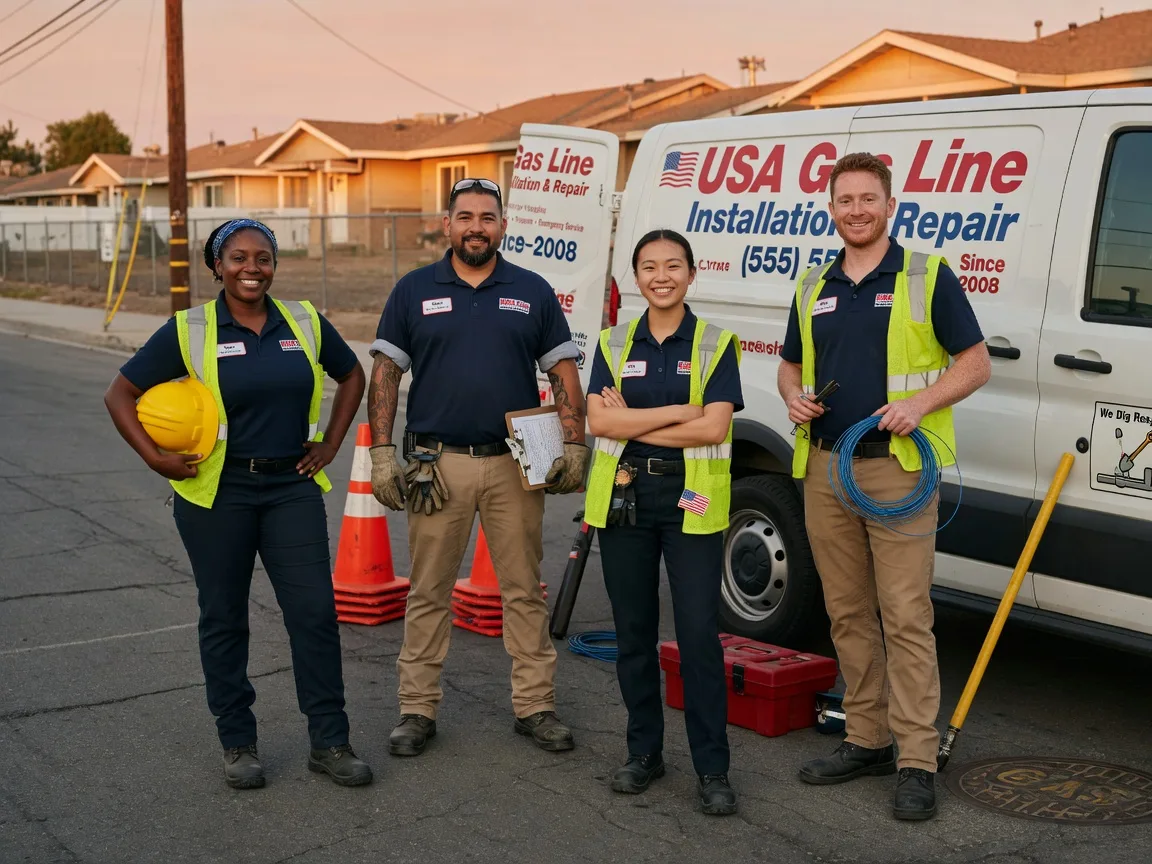 Gas Line Installation company in Moscow, TN
